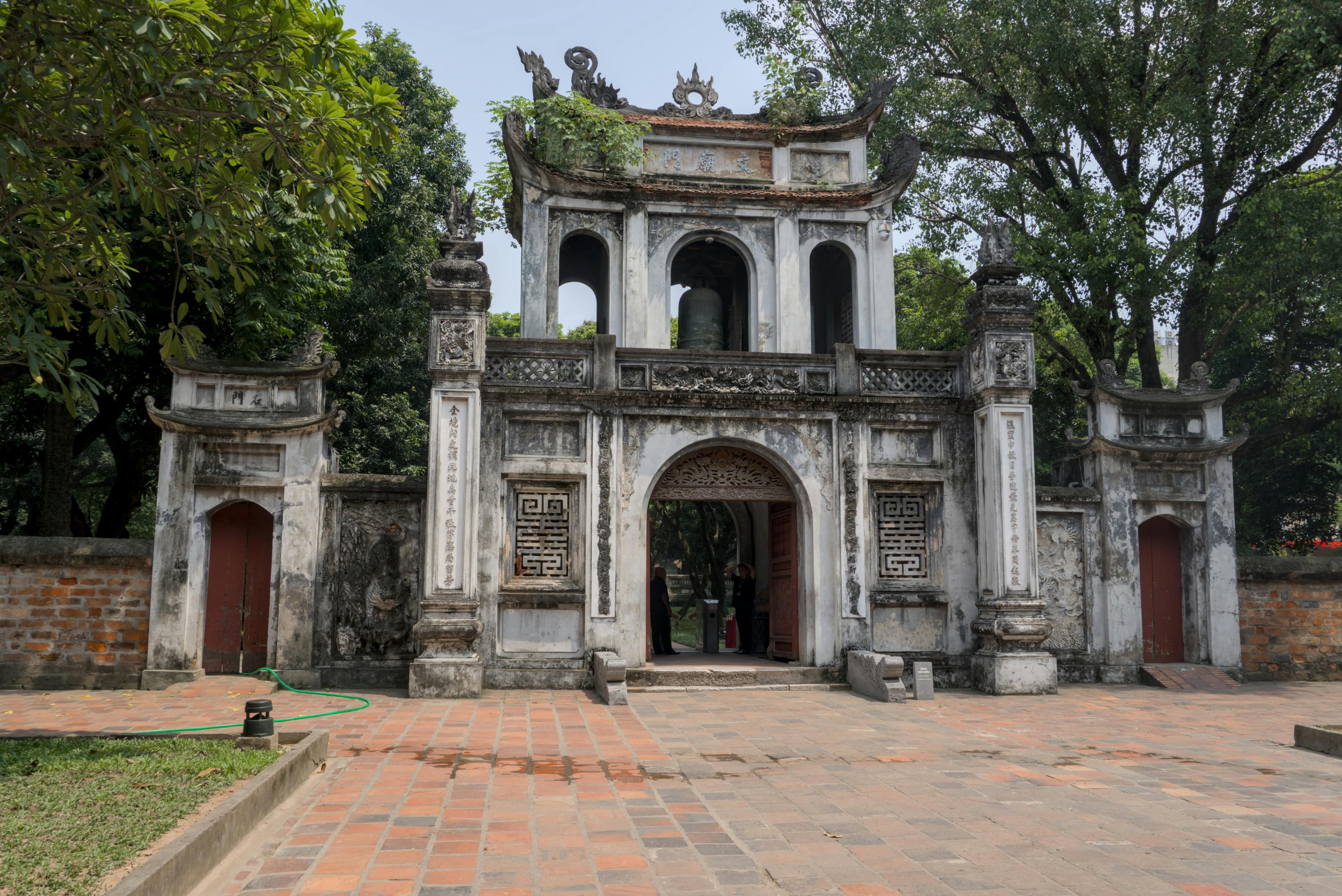 Temple of Literature Hanoi traditional Vietnamese courtyard architecture