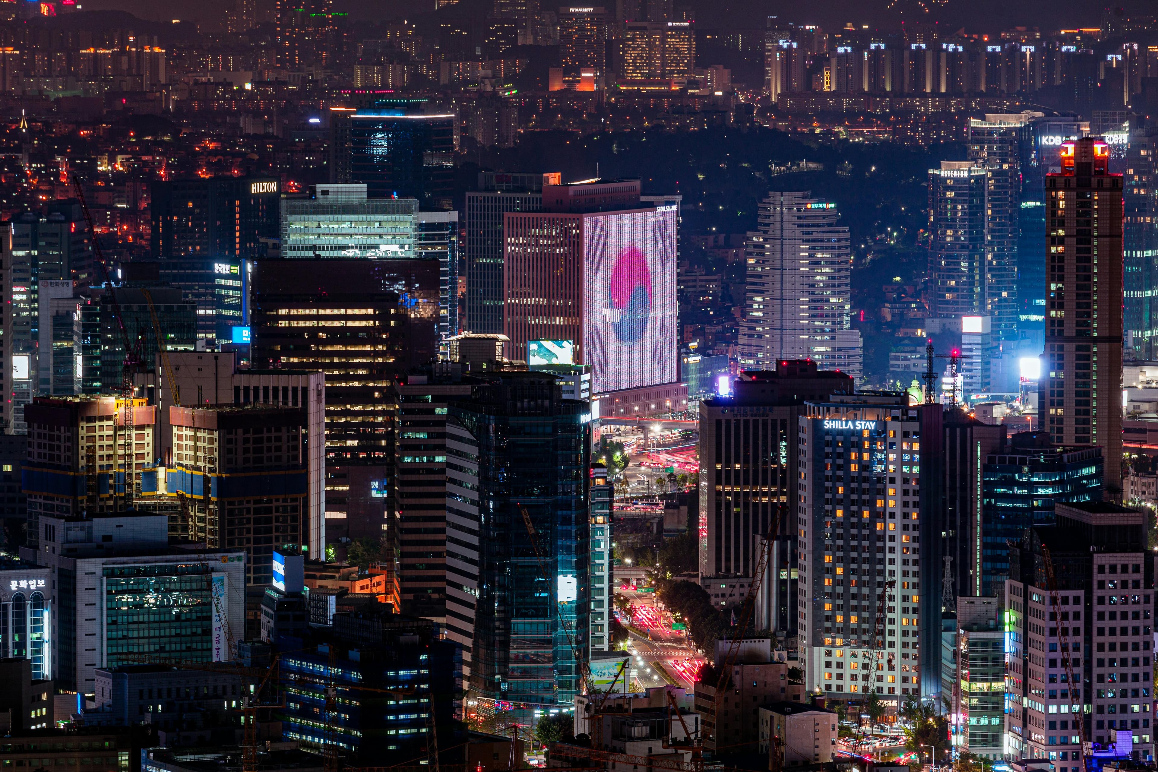 Seoul night skyline 2026 Korea tourism record