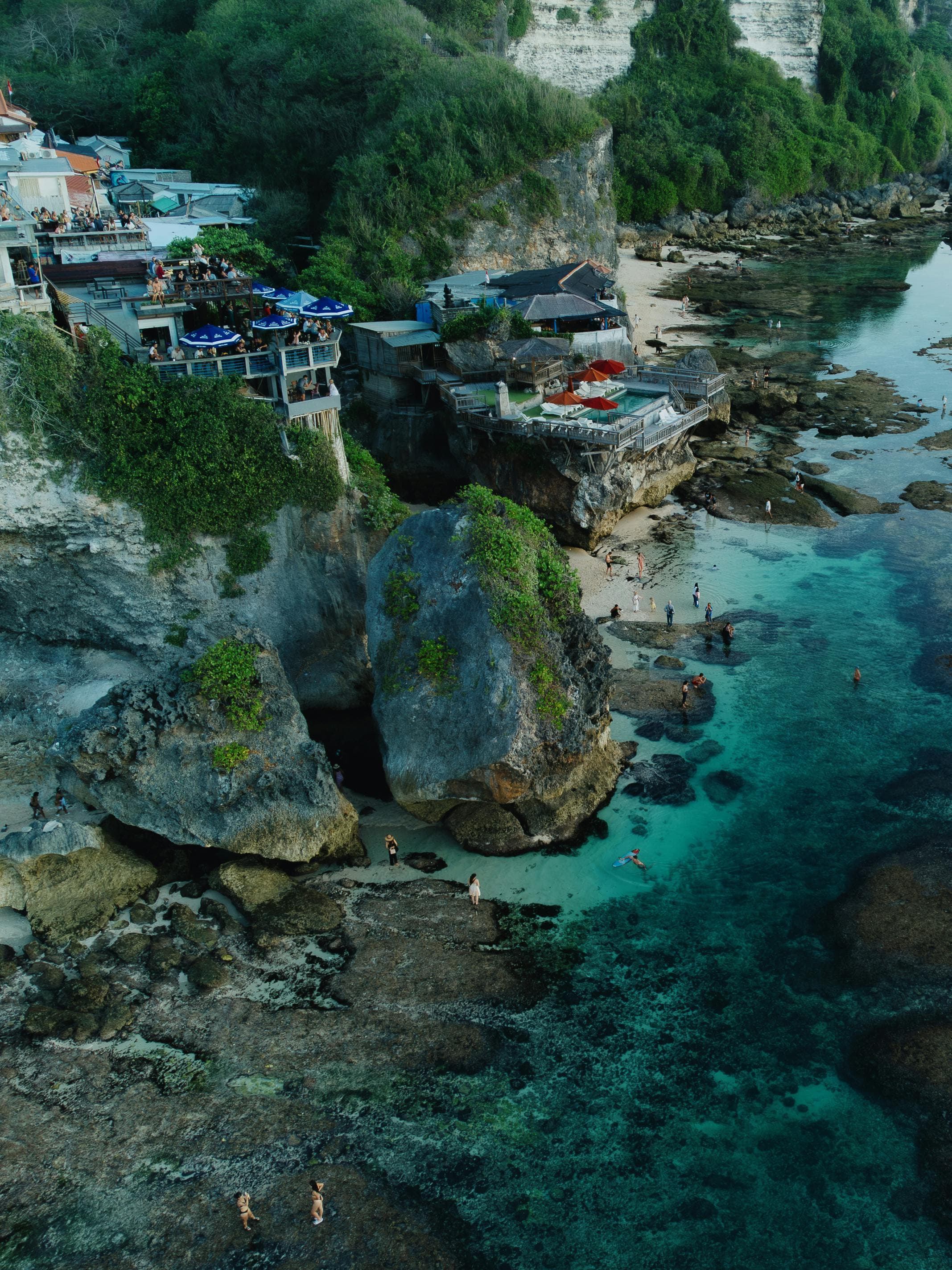 Uluwatu surf cliff beaches Bali