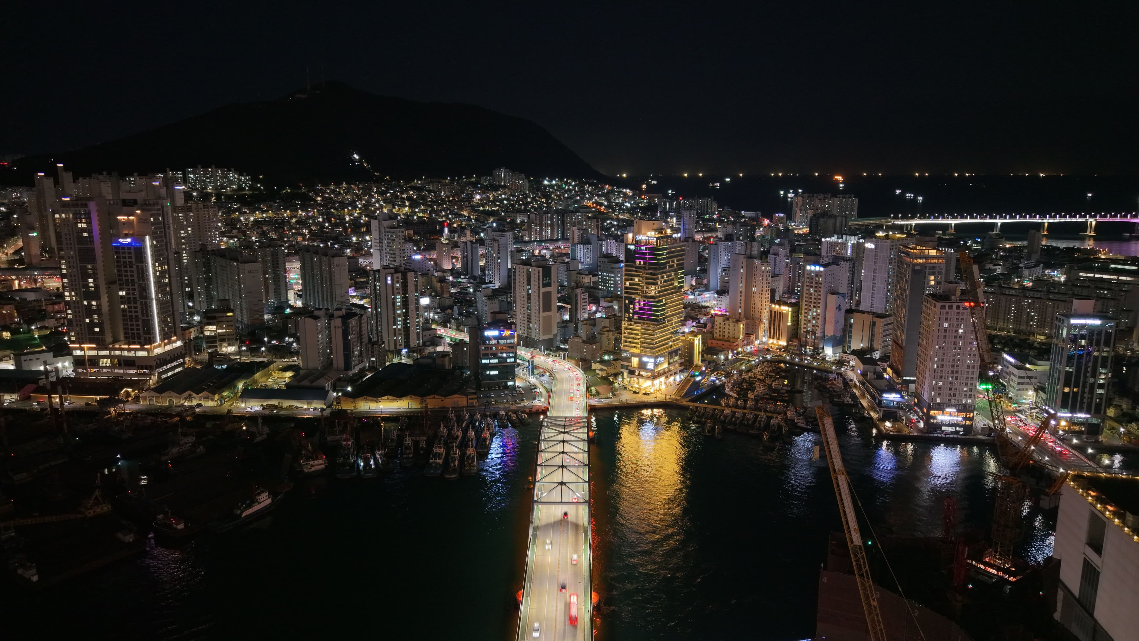 Gwangalli Beach Busan night Gwangan Bridge 2026