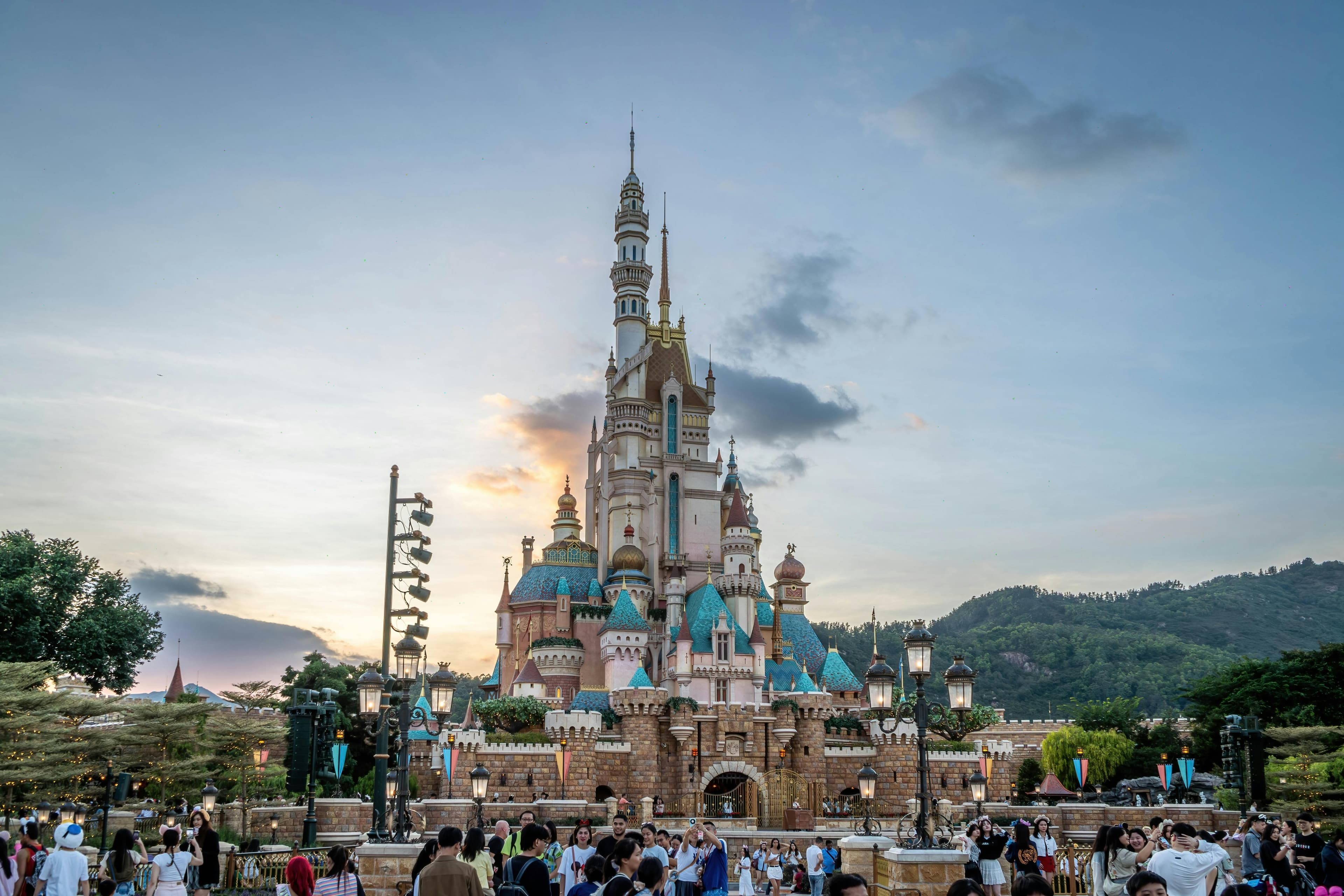 Hong Kong Disneyland family castle 20th anniversary