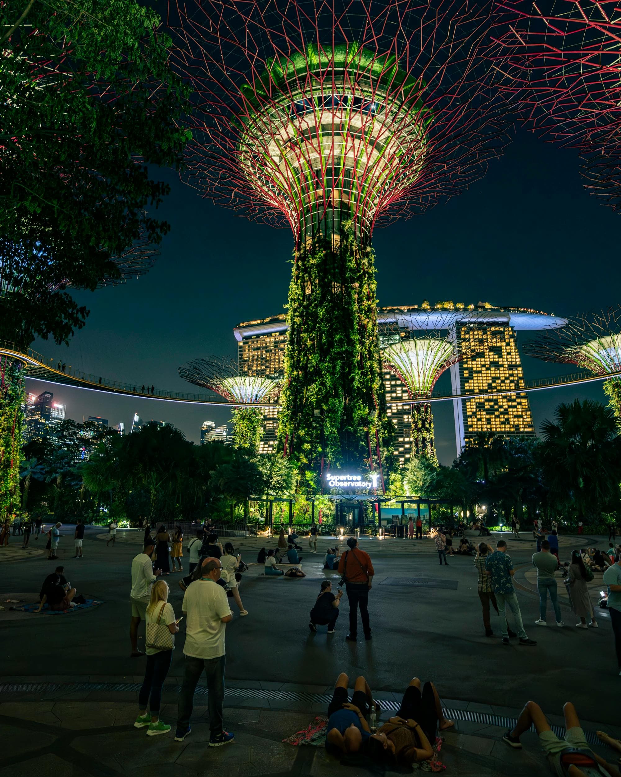 Singapore Marina Bay sunset overtourism